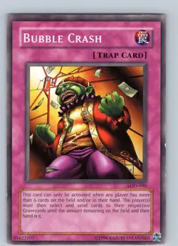 Yu-Gi-Oh TCG Bubble Crash LOD-090 Unlimited Regular Common Card Played LP - Image 1