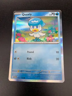 Quaxly - 052/198 - Holo Common Pokemon Scarlet & Violet Promos NM 2023 - Image 1