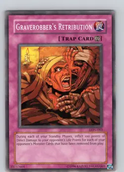 Yu-Gi-Oh TCG Graverobber's Retribution LON-083 Unlimited Regular Common Card NM - Image 1