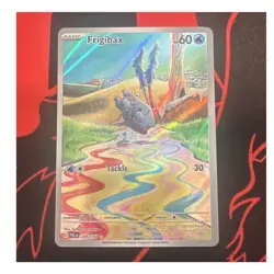 Pokemon Frigibax 208/193 Sv02: Paldea Evolved Illustration Rare Full Art Holo - Image 1