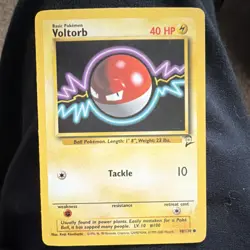 Pokemon TCG Voltorb Base Set 2 098/130 Common Basic 40 HP Unlimited Regular - Image 1