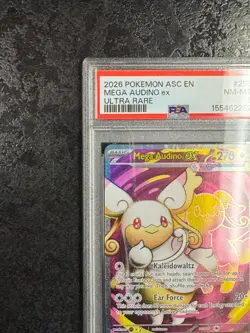 2026 POKEMON ASCENDED HEROES EN MEGA AUDION ex ULTRA RARE #253 - PSA 8 - Image 2