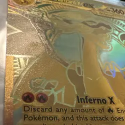 Pokemon TCG Mega Charizard X EX 130/094 Phantasmal Flames Holo dupe - Image 2