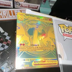 Pokemon TCG Mega Charizard X EX 130/094 Phantasmal Flames Holo dupe - Image 3