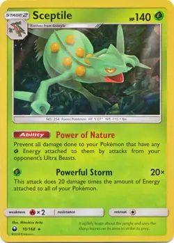 Sceptile - 10/168 - Cracked Ice Holo Theme Deck Exclusives NM, English Pokemon T - Image 1