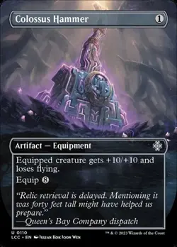 Colossus Hammer - Foil Extended Art LCC LP MTG - Image 1
