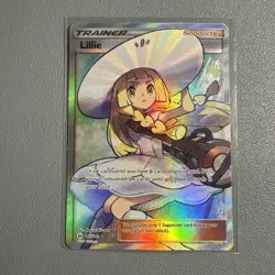 Lillie (Full Art) 147/149 Sun And Moon Base Set Holo Trainer Pokemon TCG Exc-LP - Image 1