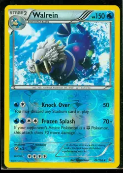 Pokemon WALREIN 48/160 - XY Primal Clash - RARE Rev Holo - NEAR MINT/MINT - Image 1
