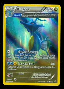 Pokemon KINGDRA 108/160 - XY Primal Clash RARE HOLO - NEAR MINT - Image 1