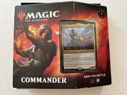 Arm For Battle Commander Deck 2020 Commander Legends SEALED & NEW - MTG - Image 1