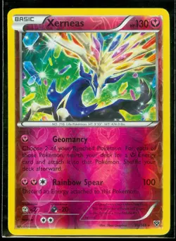 Pokemon XERNEAS 96/146 - XY RARE Rev Holo - NEAR MINT/MINT - Image 1