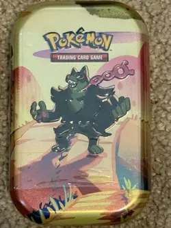 Pokemon TCG Scarlet & Violet Shrouded Fable Mini Tin (Okidogi) Sealed - Image 1