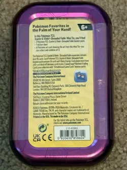 Pokemon TCG Scarlet & Violet Shrouded Fable Mini Tin (Okidogi) Sealed - Image 2