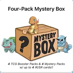 Pokemon TCG 4 - Pack Mystery Box (4 Booster Packs & 4 Mystery Packs) - Image 1