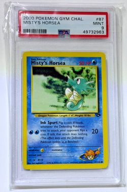 2000 POKEMON GYM CHALLENGE #87 MISTY'S HORSEA PSA 9 - Image 1