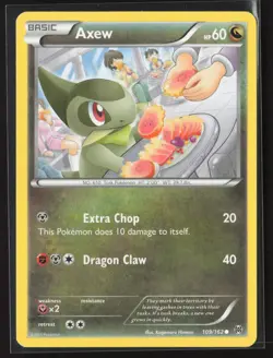 Axew 109/162 Common BREAKthrough Pokemon Near Mint - Image 1