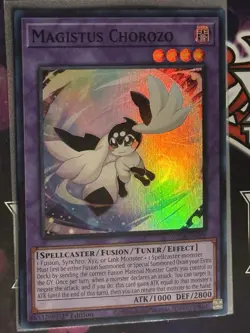 Yu-Gi-Oh! TCG Magistus Chorozo SUDA-EN100 1st Edition Near Mint Secret Rare - Image 1