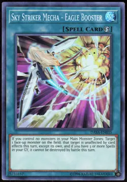 Sky Striker Mecha - Eagle Booster DASA-EN035 Super Rare Dark Saviors Yu-Gi-Oh NM - Image 1