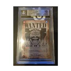 Bandai 2025 Gol.D.Roger Carrying on His Will Wanted Poster OP09-118 Beckett 10 - Image 1