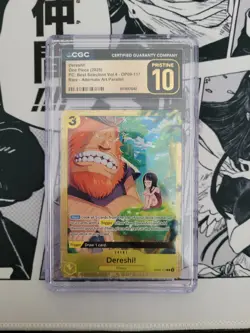 2025 ONE PIECE DERESHI! RARE ALT ART OP09-117 CGC 10 PRISTINE EN - Image 1