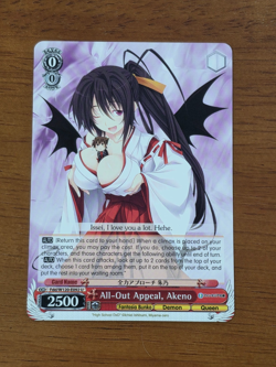Weiss Schwarz Akeno All-Out Appeal W120-E092 U Fujimi Fantasia Bunko Vol. 2 - Image 1