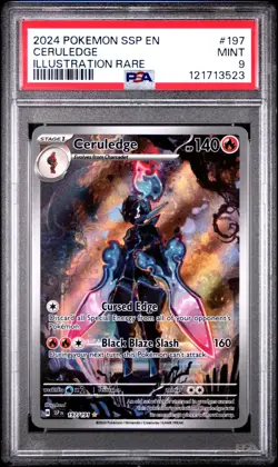 Ceruledge 197/191 PSA 9 SV Surging Sparks Illustration Rare Pokemon Card AA6 - Image 1