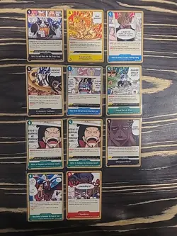 LOT SET OF 11 Event Cards One Piece Op14-eb04 Azure Seas Seven - Image 1