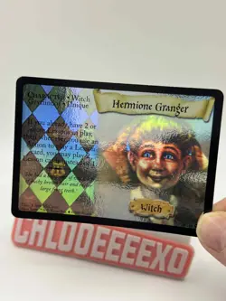 2001 Harry Potter Trading Card Game Hermione Granger TCG Holo 9/116 - Image 2