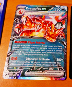 POKEMON CARD HOLO CARTE PROMO Dracaufeu EX SVP 196 FR MINT - Image 1