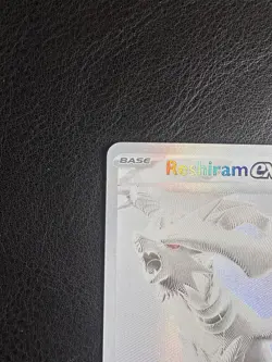 Pokemon TCG Reshiram White Flare Card 173/086 FRENCH NM Perfect Centering - Image 2