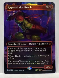 Raphael, the Muscle #4 (Borderless) Magic: Teenage Mutant Ninja Turtles - Image 1