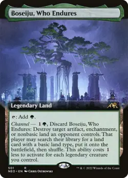 Boseiju, Who Endures (Extended Art) Kamigawa: Neon Dynasty Regular - Image 1