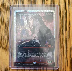 Casey Jones, Vigilante - Showcase Fracture Foil - 0296 - NM - TMT - Ships Now! - Image 1