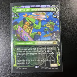 Mikey & Leo, Chaos & Order (Showcase) Teenage Mutant Ninja Turtles Reg MTG 247 - Image 1
