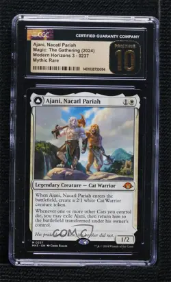 Ajani Nacatl Pariah // Ajani Nacatl Avenger Magic Modern Horizons 3 MH3 CGC 10 - Image 1