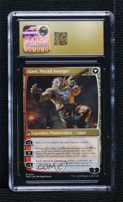 Ajani Nacatl Pariah // Ajani Nacatl Avenger Magic Modern Horizons 3 MH3 CGC 10 - Image 2