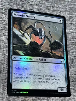 Monoist Sentry (Uncommon Foil) 0111 Edge of Eternities MTG NM - Image 1