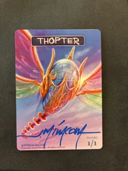 MTG Magic - Thopter Token - Signed by Jeff Miracola - Image 1