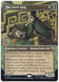 The Earth King (Rare Showcase) 0344 - Avatar: The Last Airbender Holo - Image 1