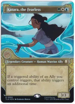 Katara, the Fearless (Rare Showcase) 0350 - Avatar: The Last Airbender Holo - Image 1