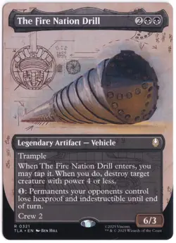 The Fire Nation Drill (Rare Borderless) 0321 - Avatar: The Last Airbender - Image 1