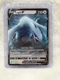 Pokemon Lugia v TCG Silver Tempest Holo Ultra Rare Card 138/195 Mint Condition - Image 1