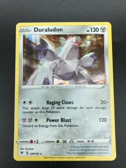 Duraludon HOLO RARE 129/185 SWSH Vivid Voltage NM Pokemon 2020 - Image 1