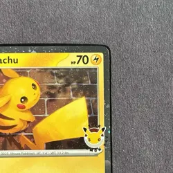 Pokemon Pikachu Temporal Forces 051/162 Cosmos Holo Promo Near Mint - Image 4