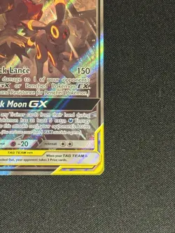 FULL ART Umbreon & Darkrai GX ULTRA RARE Tag Team SM241 Pokemon Holo Promo - LP+ - Image 4