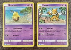 💤 Drowzee 011 + Hypno 012 💤 /034 CLB Pokemon TCG Classic Collection – NM - Image 1