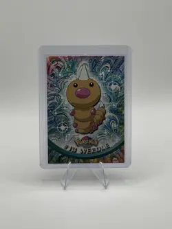 Pokemon #13 Weedle 1999 TV Animation Edition Black Logo Topps - Image 1
