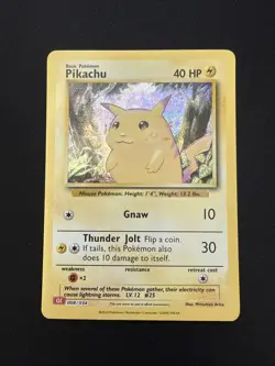 Pokemon Pikachu 008/034 Trading Card Game Classic Holo - Image 1