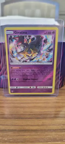 Giratina 97/214 Reverse Holo Rare Pokemon 2018 Lost Thunder - LP - Image 1