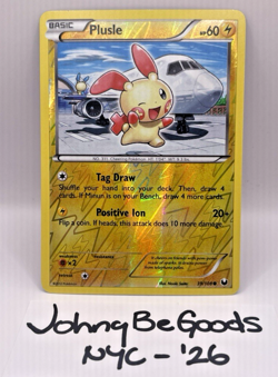 Pokemon Plusle 39/108 Reverse Holo Dark Explorers NM, EN 2012 TCG Card - Image 1
